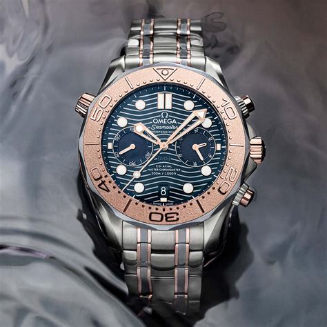 omega seamaster diver sedna gold|sedna Seamaster Diver 300m.